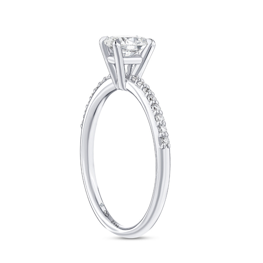 Oval Diamond Ring