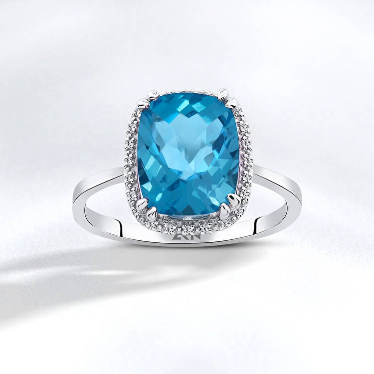 Blue Topaz Ring