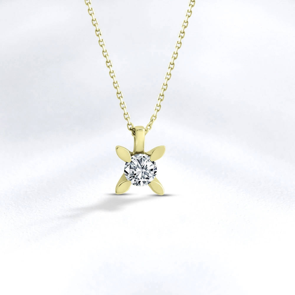 Solitaire Diamond Necklace