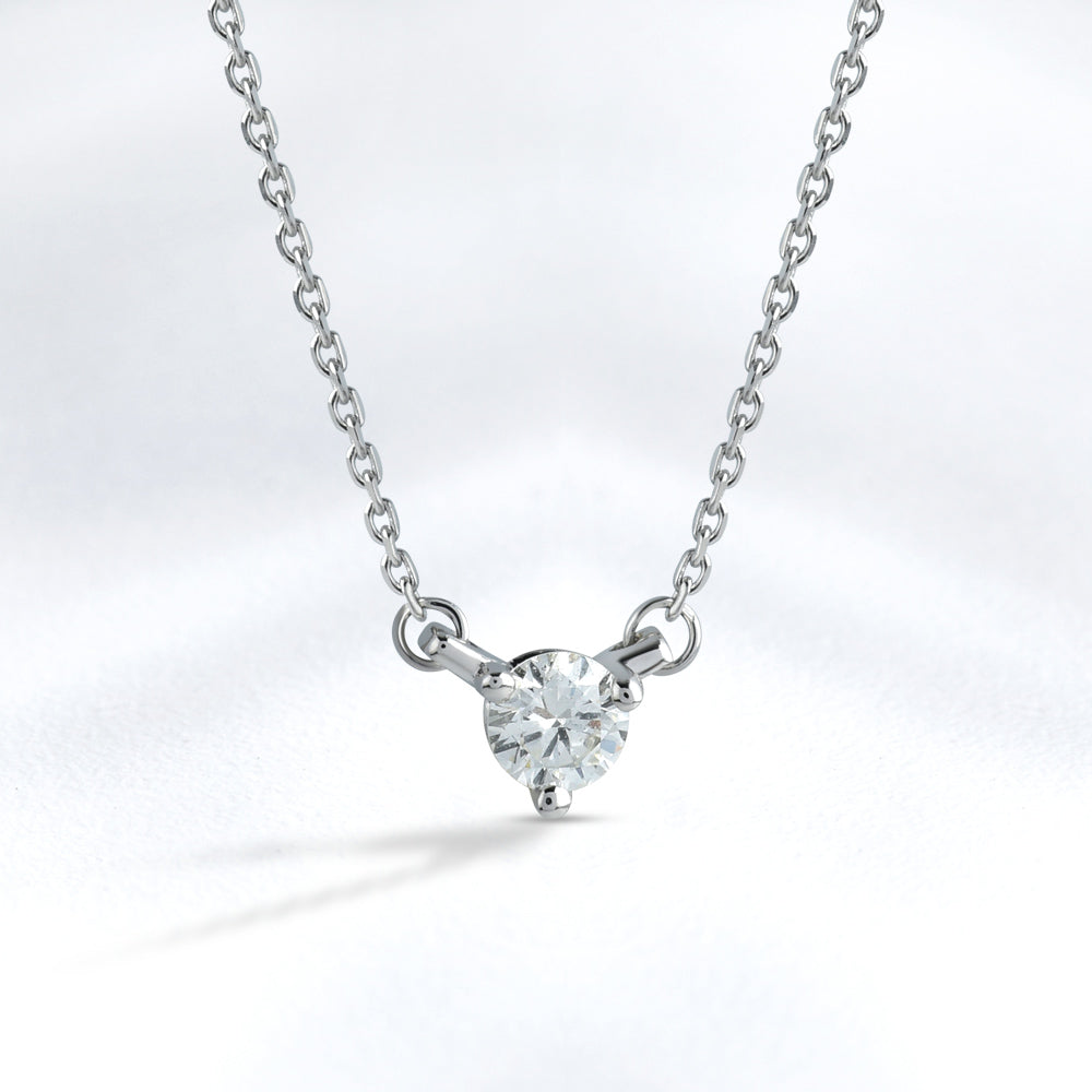 Solitaire Diamond Necklace