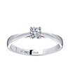 Solitaire Diamond Engagement Ring