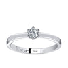 Solitaire Diamond Engagement Ring