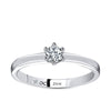 Solitaire Diamond Engagement Ring