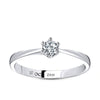 Solitaire Diamond Engagement Ring