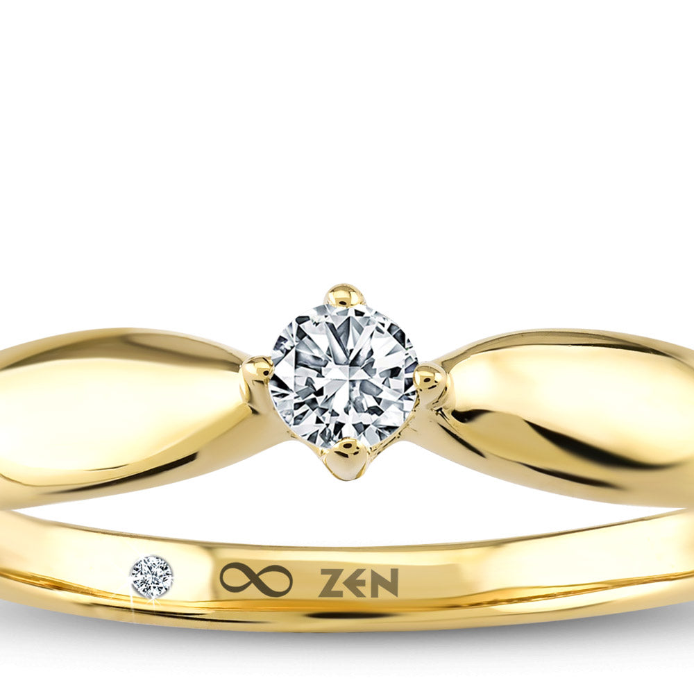 Solitaire Diamond Engagement Ring