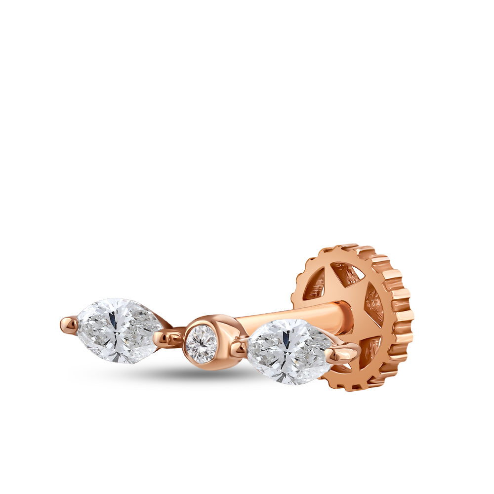 Tragus Diamond Piercing