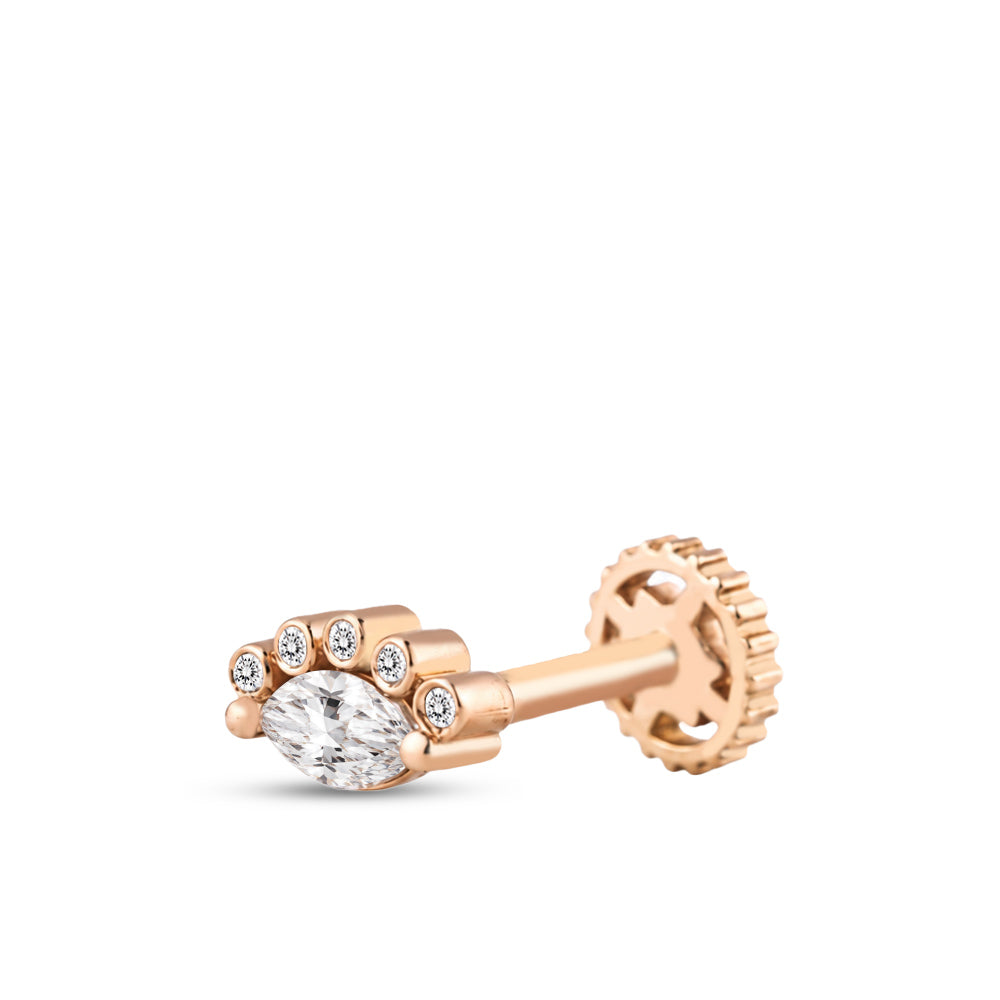 Tragus Diamond Piercing
