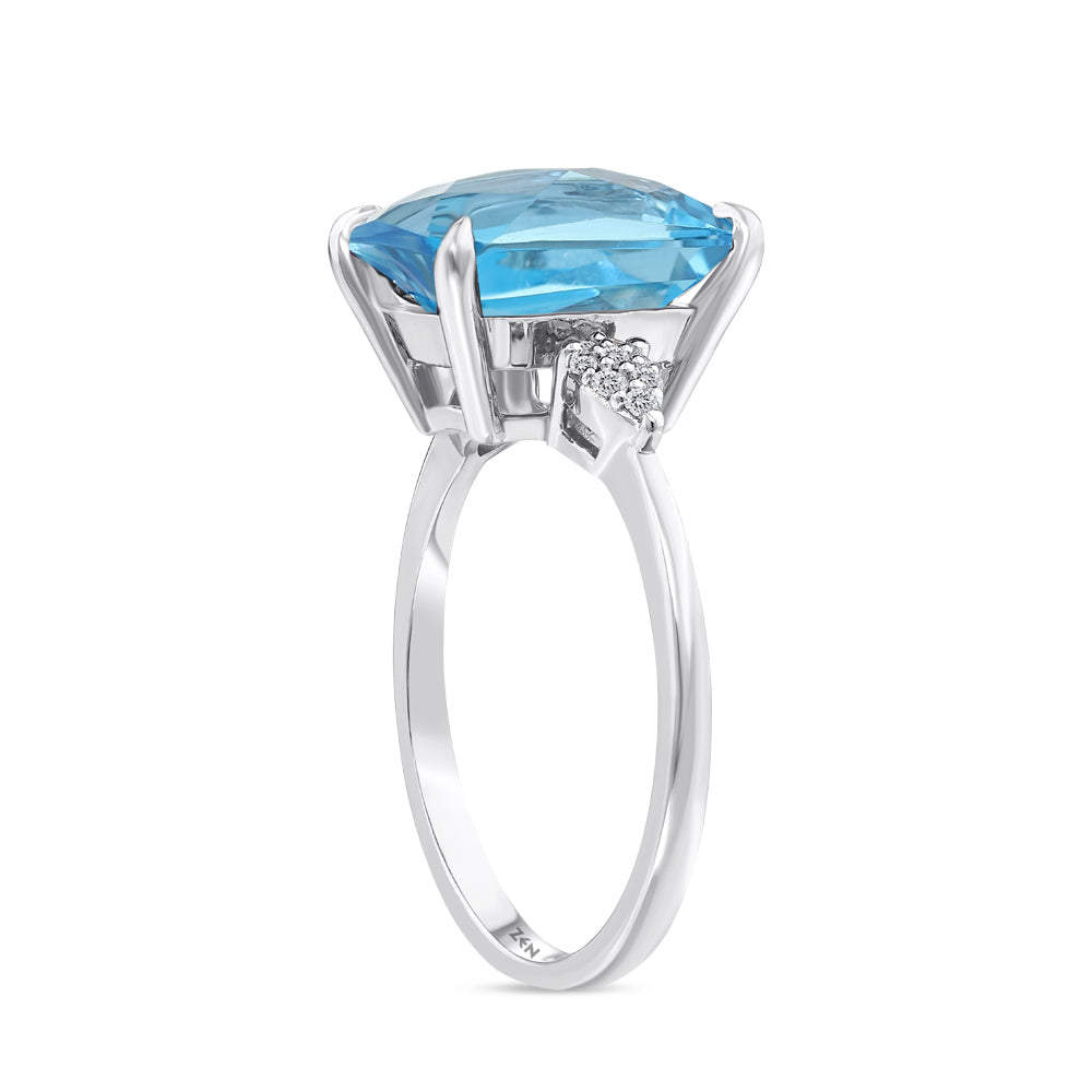 Blue Topaz Ring
