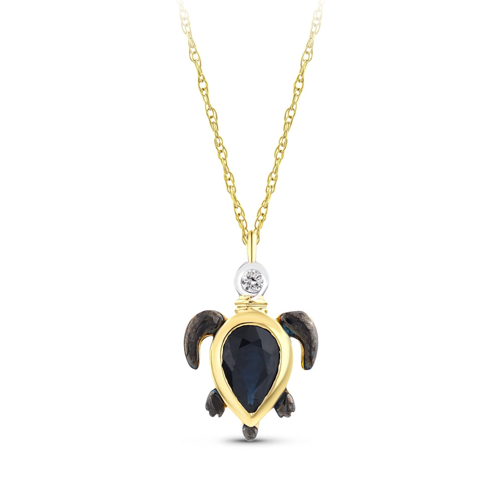 Turtle Diamond Necklace