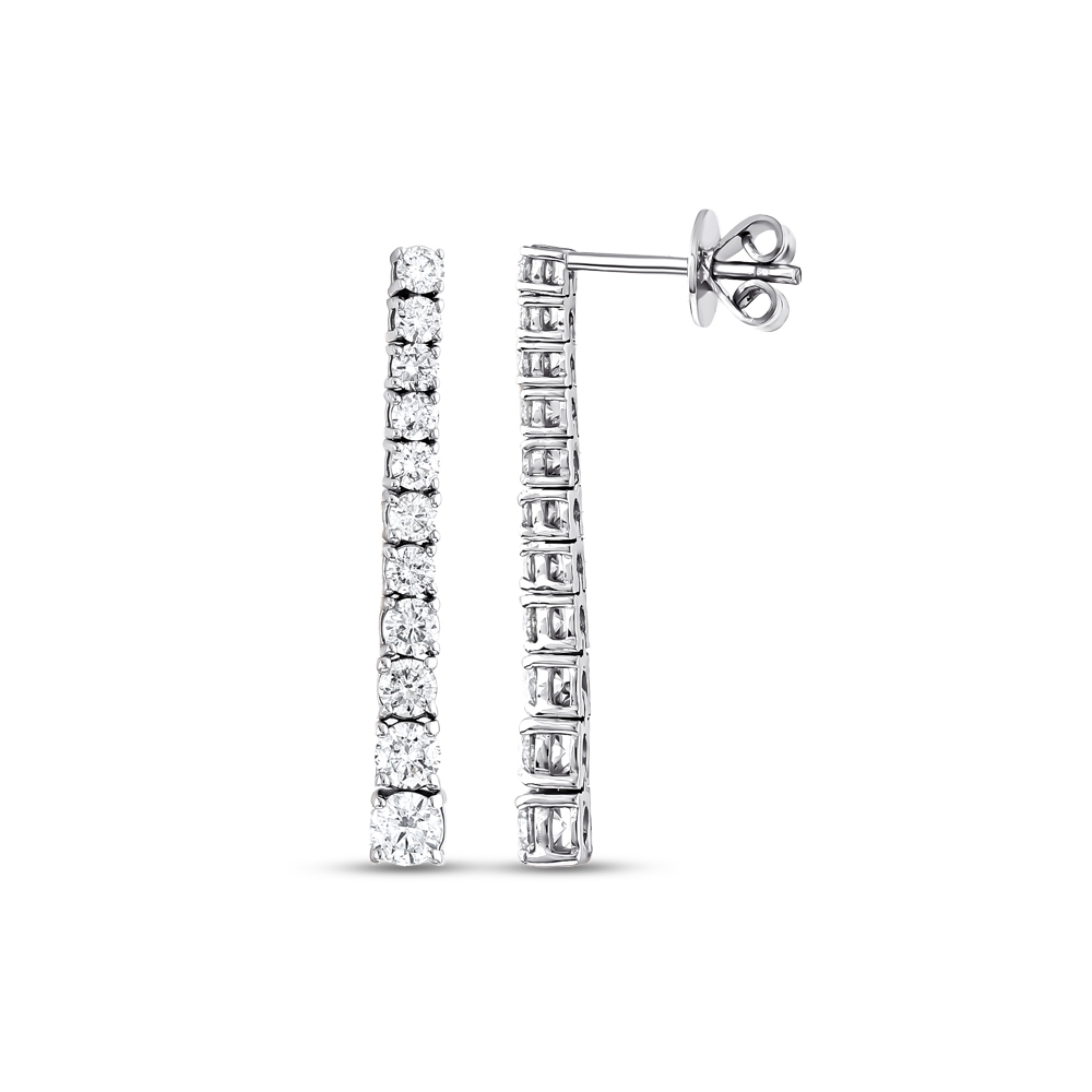 Tennis Diamond Earrings