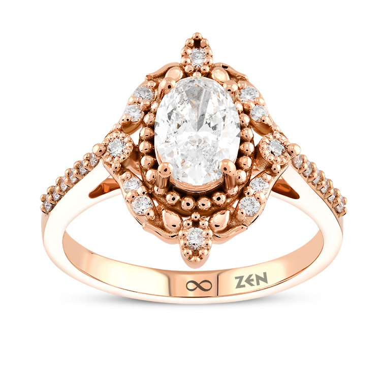 Oval Diamond Ring