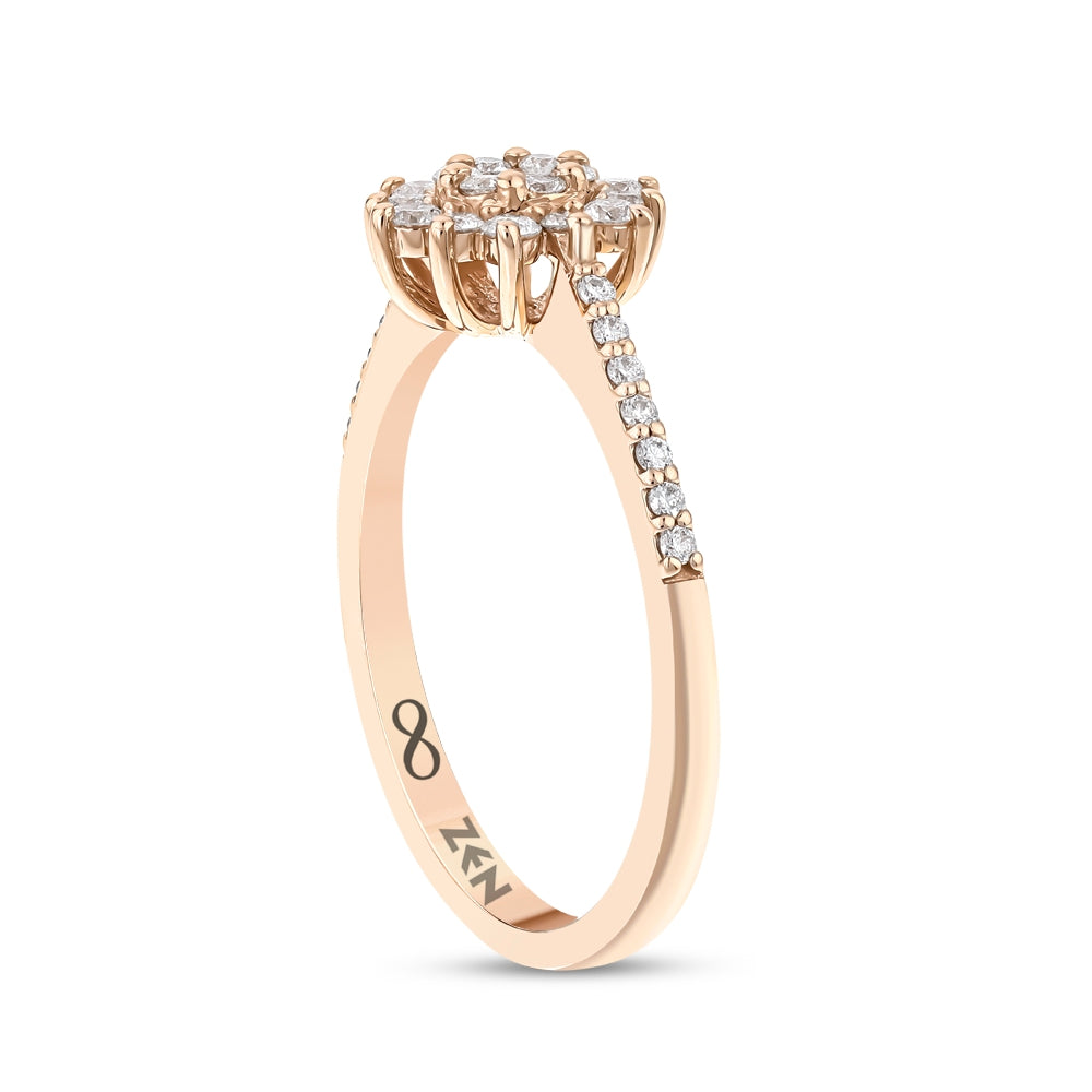 Modern Diamond Engagement Ring