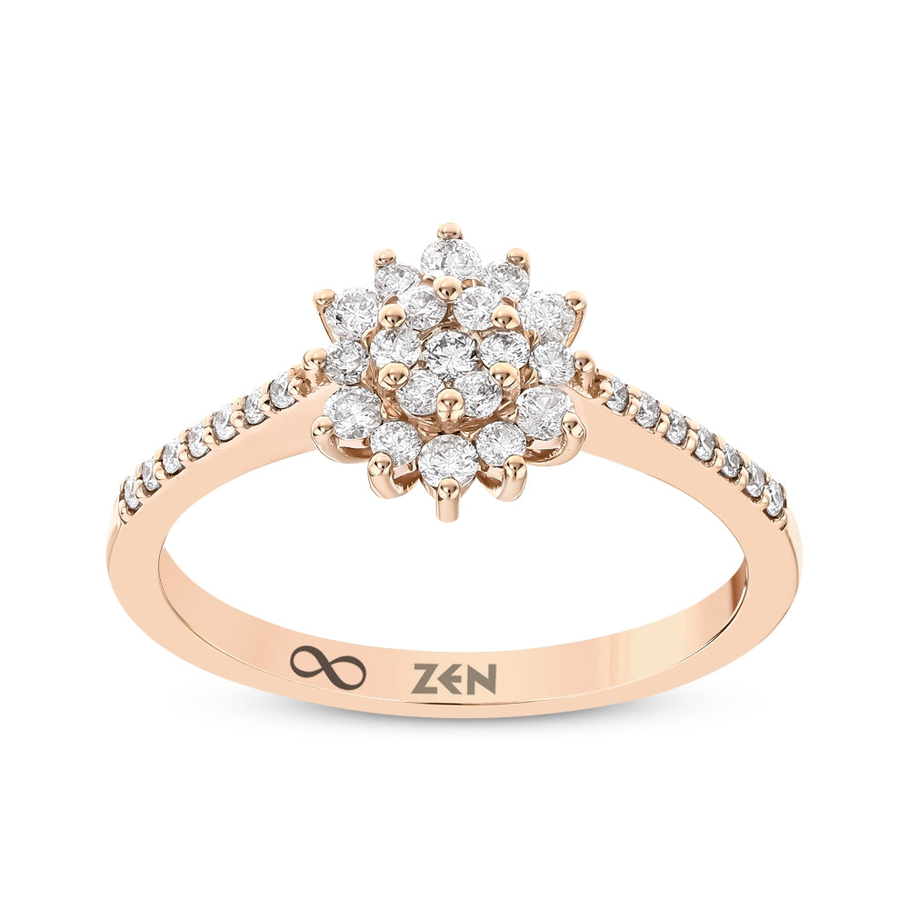 Modern Diamond Engagement Ring