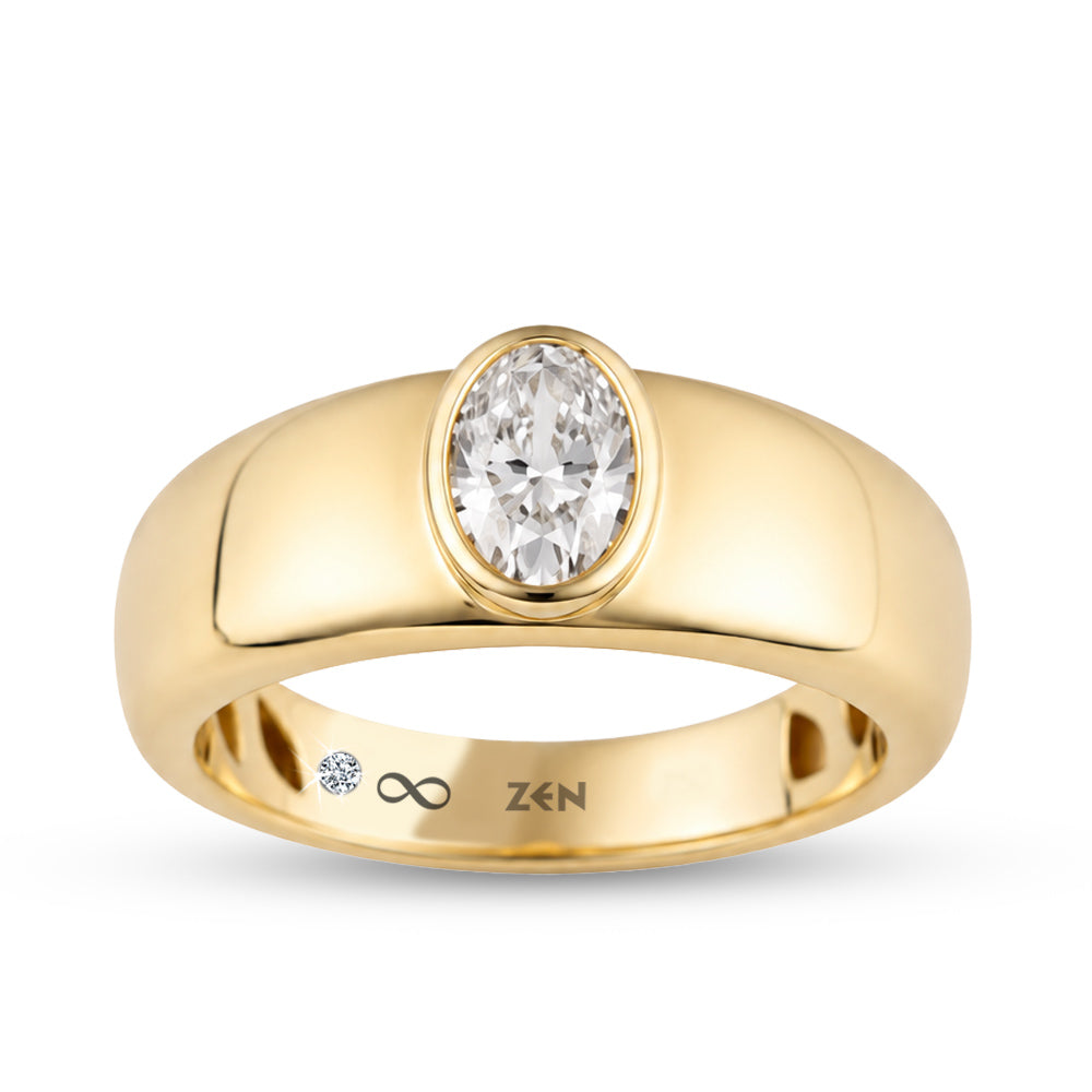 Oval Diamond Engagement Ring