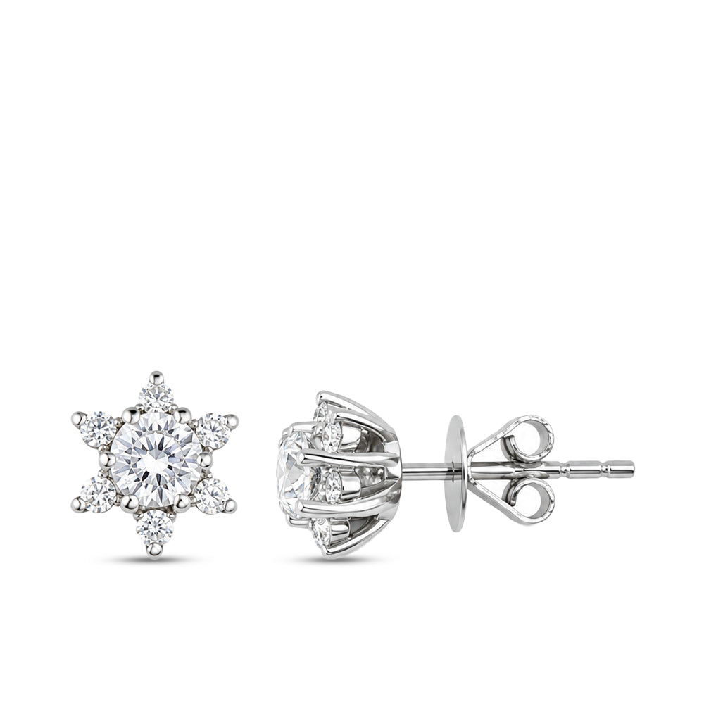 Diamond Design Earrings
