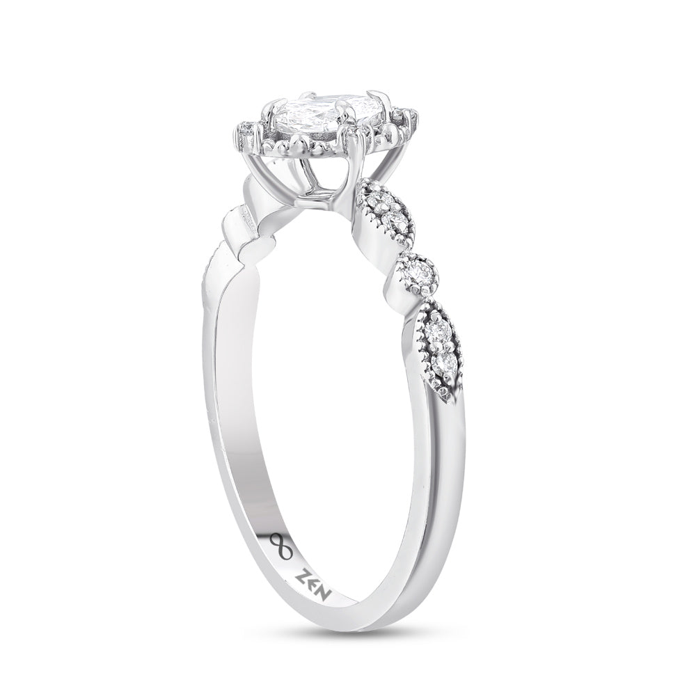Oval Diamond Ring