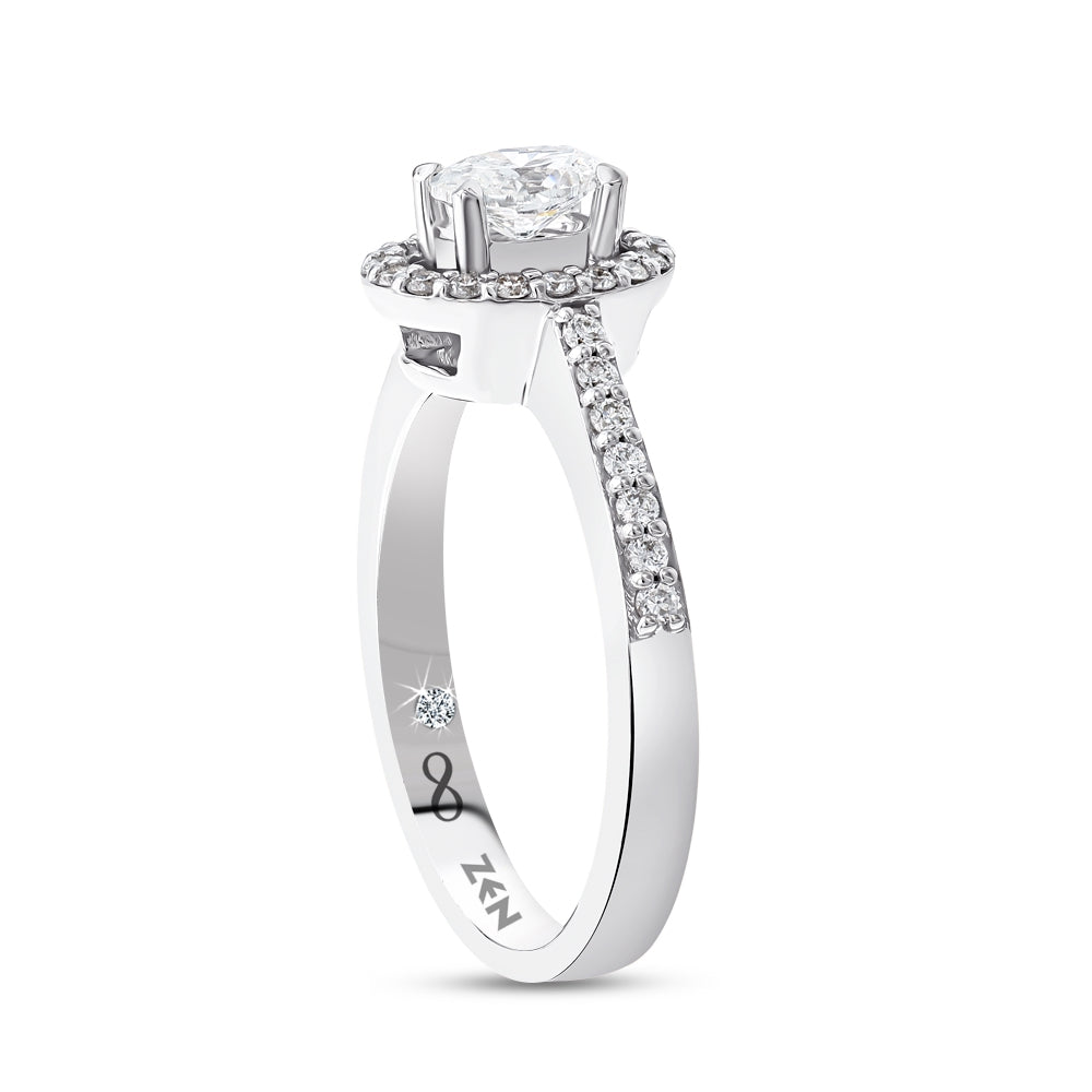 Oval Diamond Ring