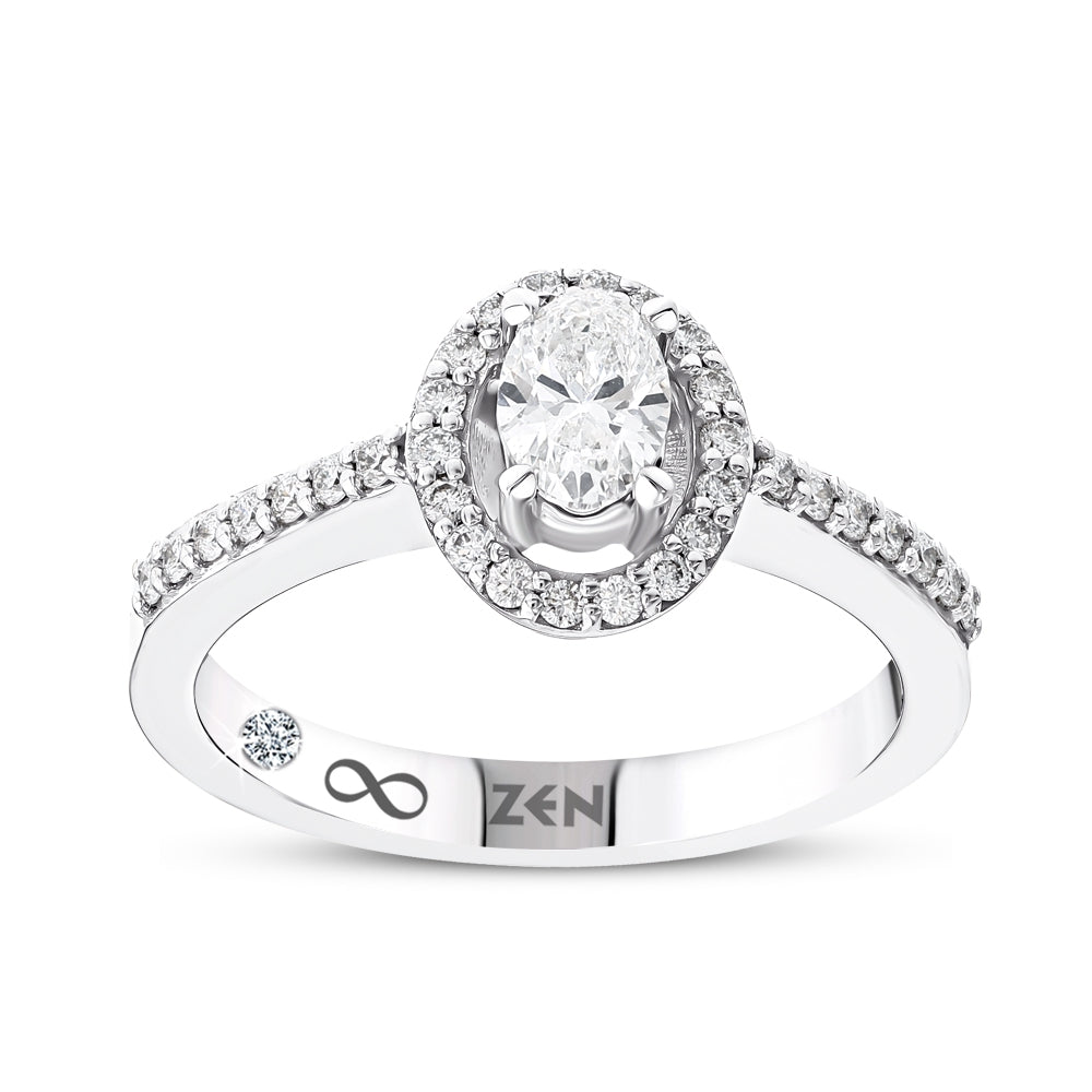 Oval Diamond Ring