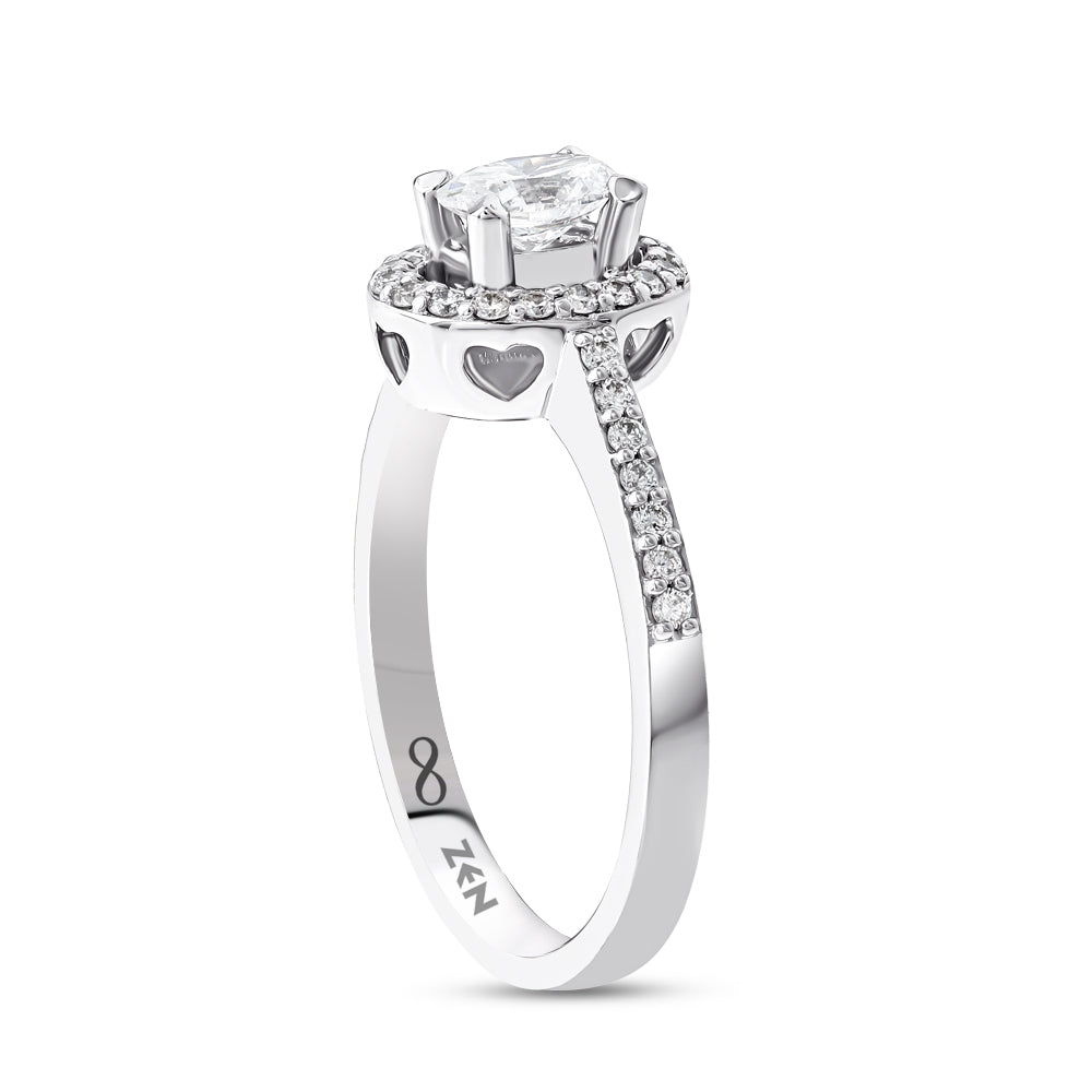 Oval Diamond Ring