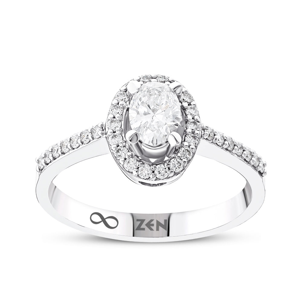 Oval Diamond Ring