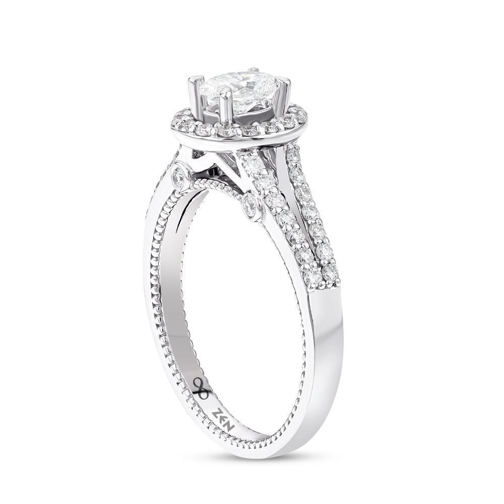 Oval Diamond Ring