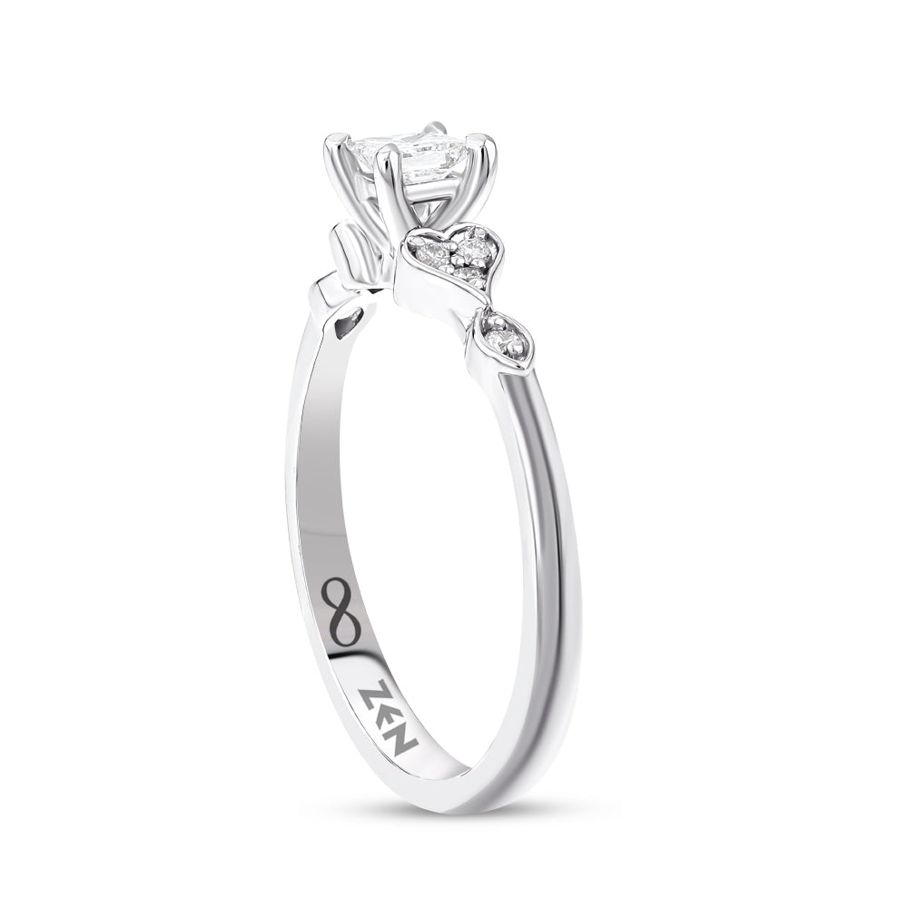 Modern Diamond Engagement Ring