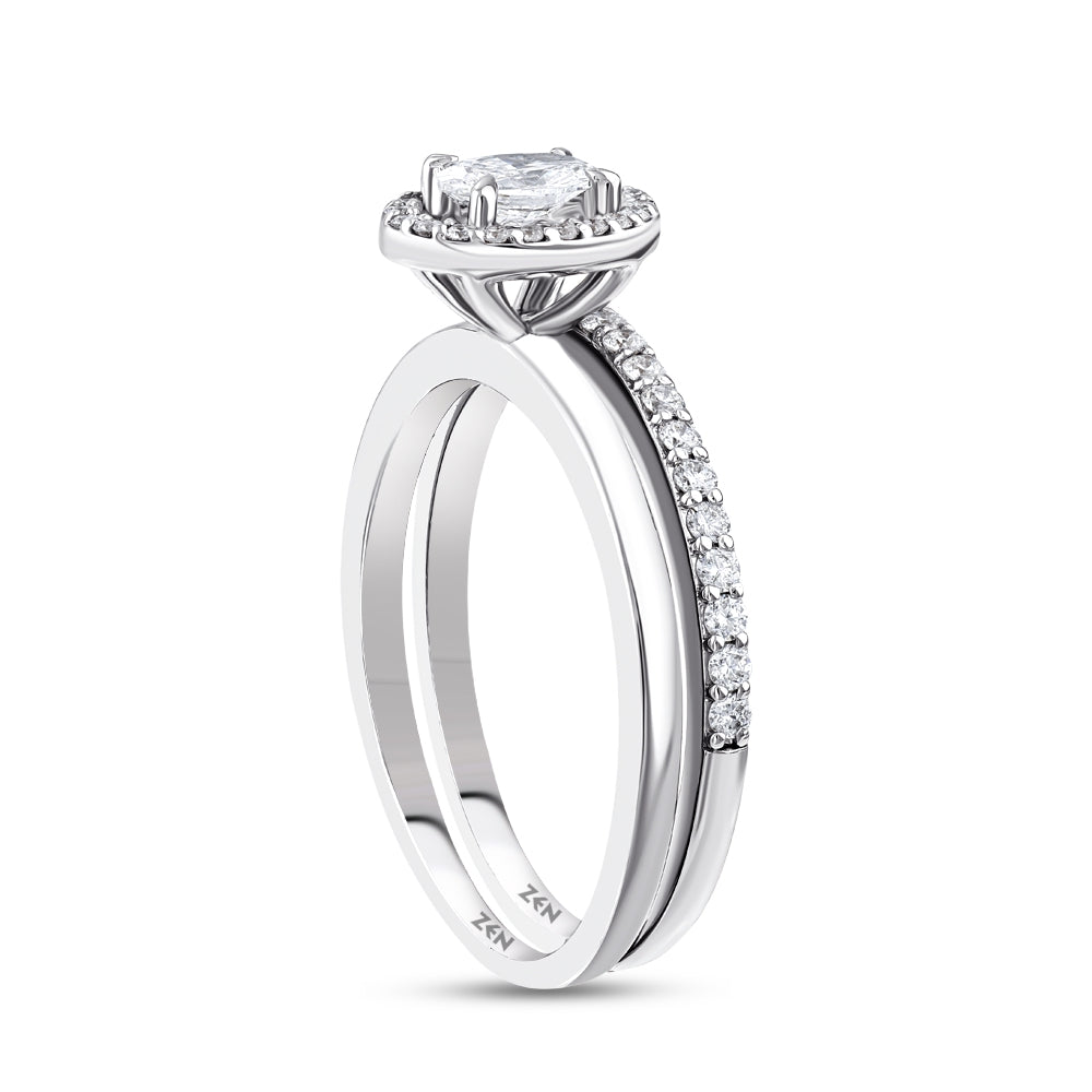 Oval Diamond Engagement Ring