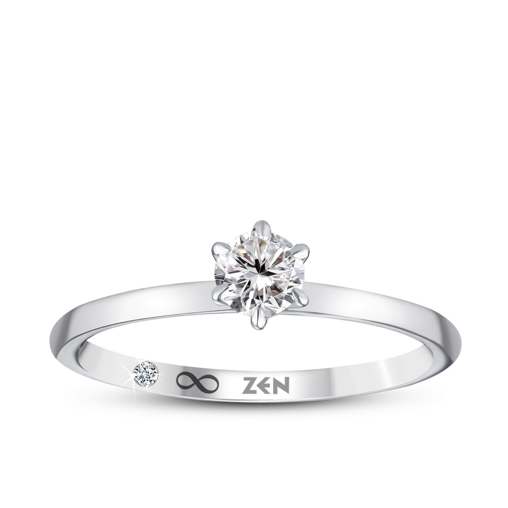 Diamond Solitaire Engagement Ring