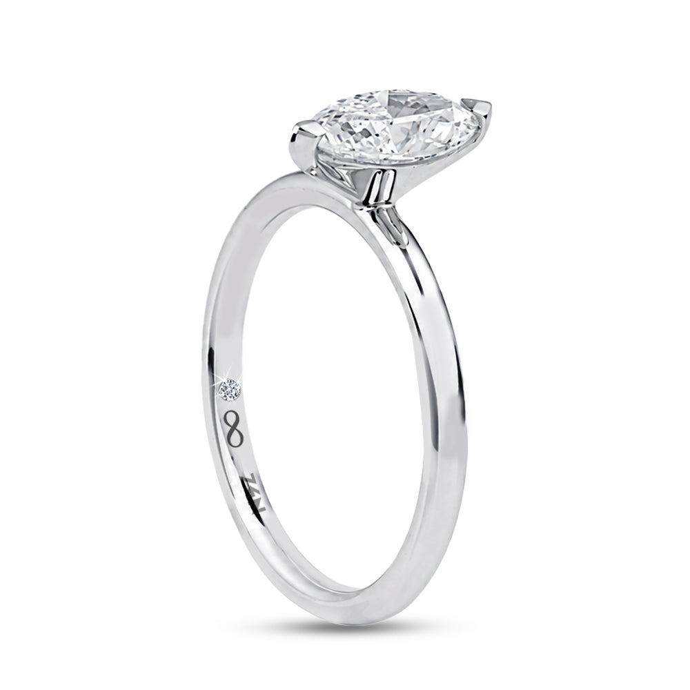 Solitaire Diamond Engagement Ring