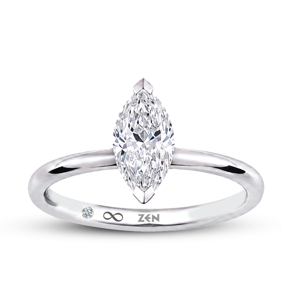 Solitaire Diamond Engagement Ring