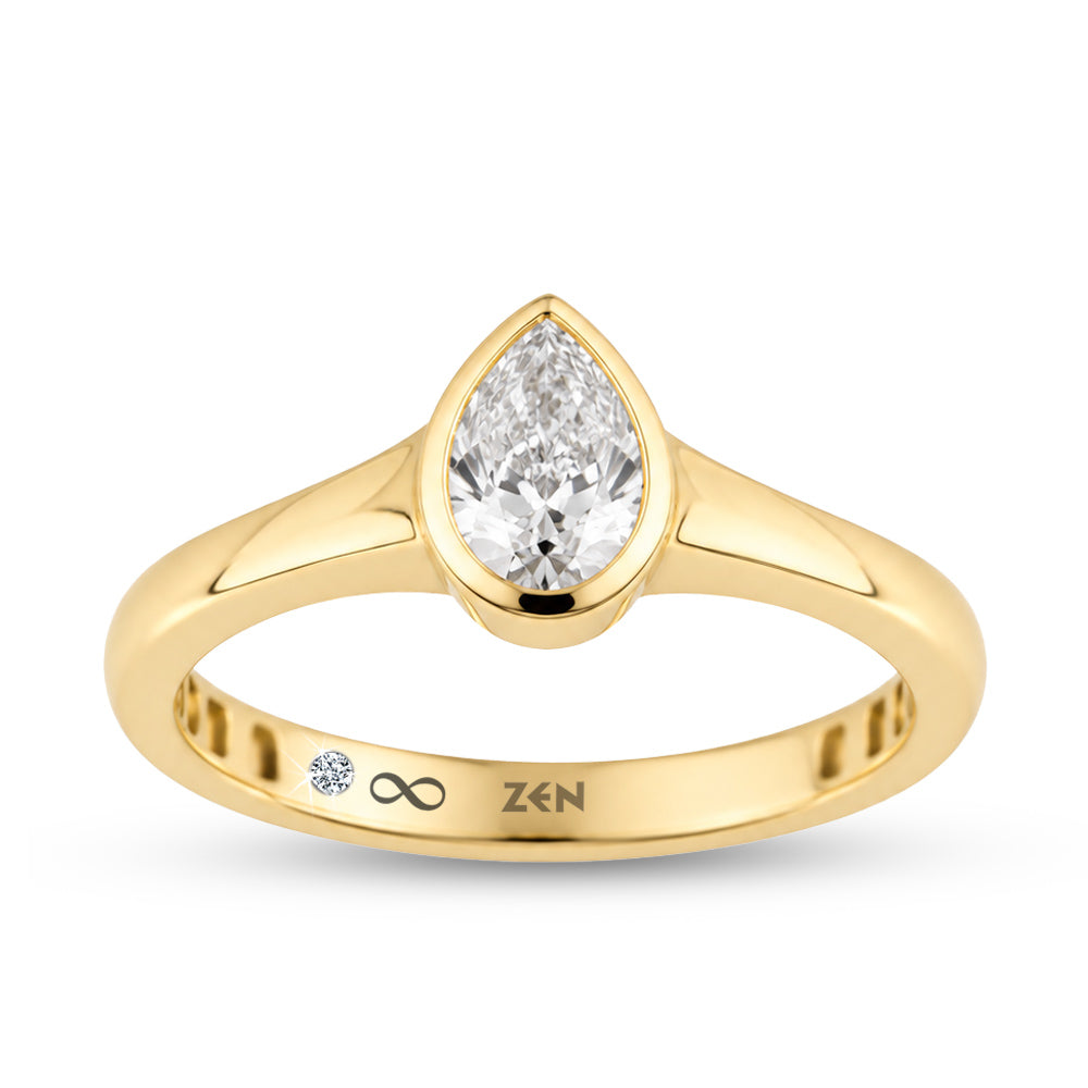 Solitaire Diamond Engagement Ring