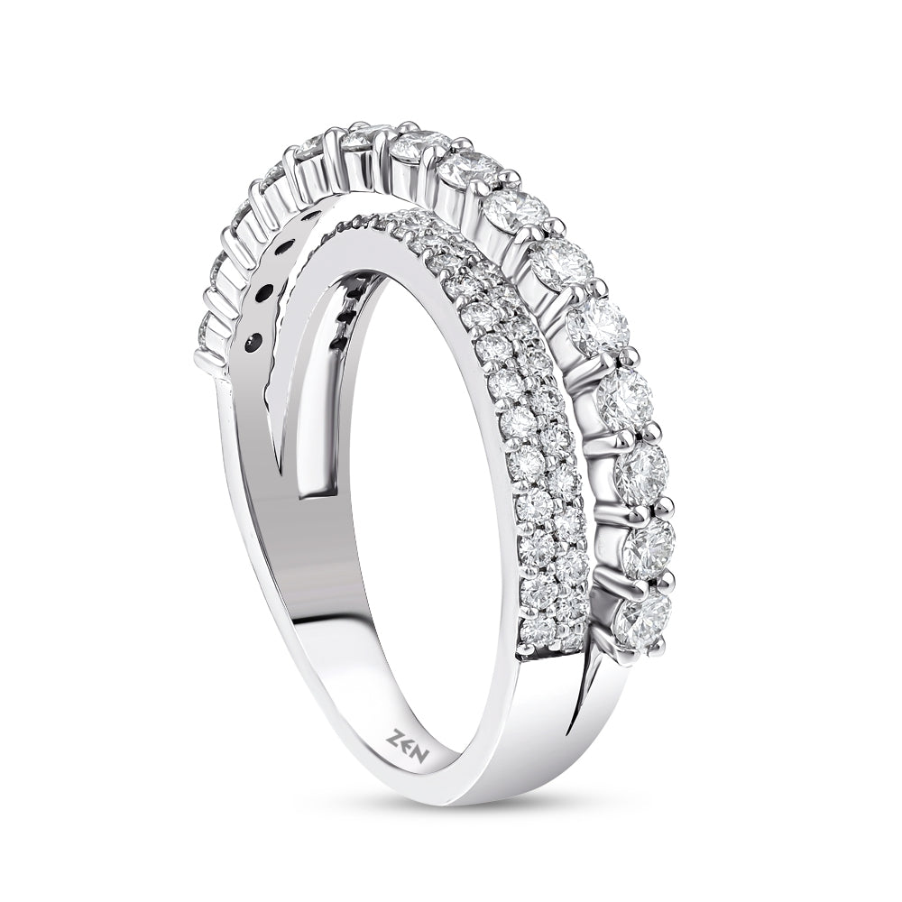 Half Eternity Diamond Ring