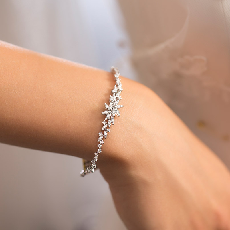 1.37 ct Designer Diamond Bracelet