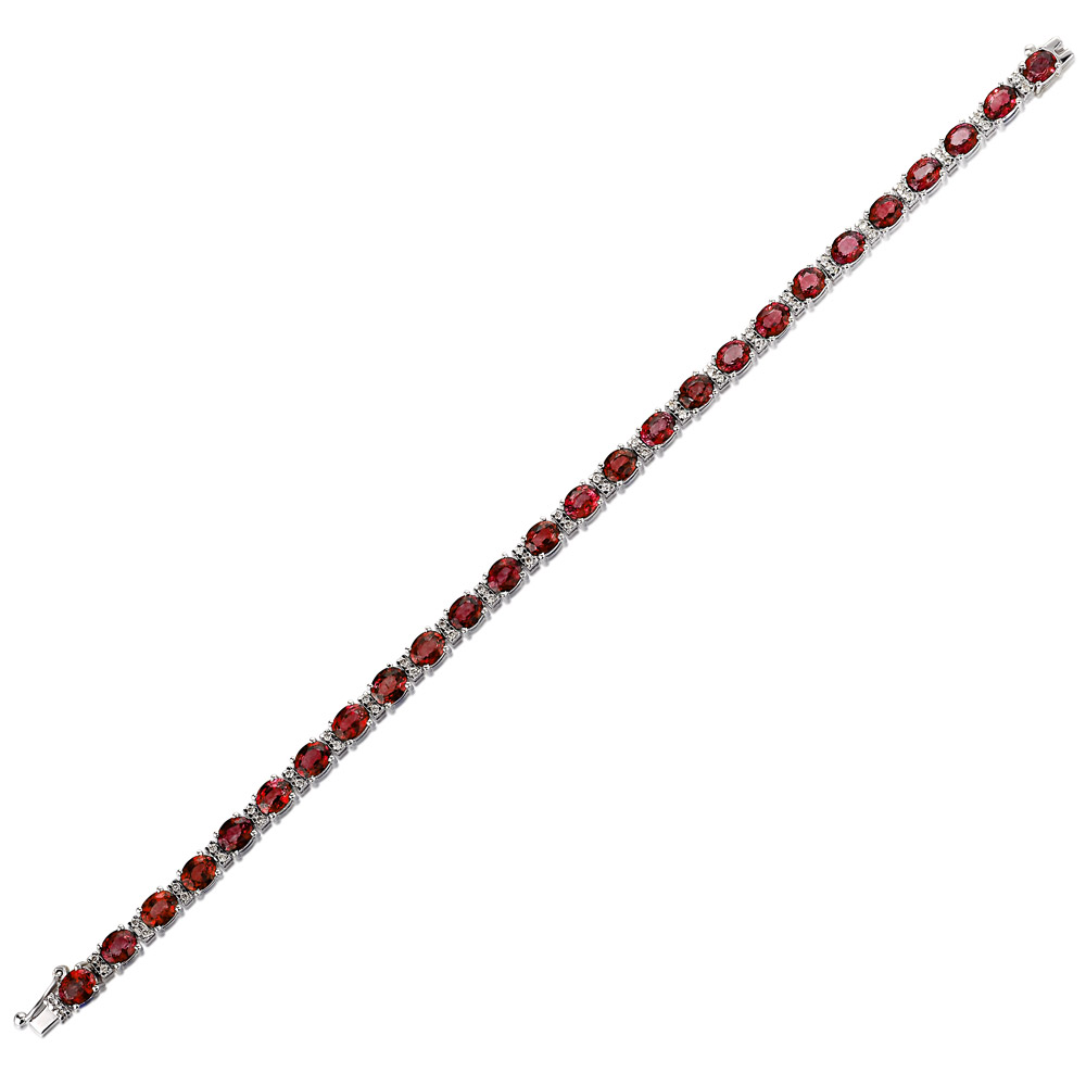 11.82 ct Ruby Diamond Bracelet