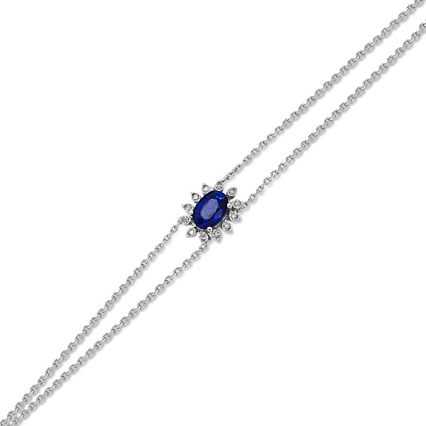 Sapphire Diamond Bracelet