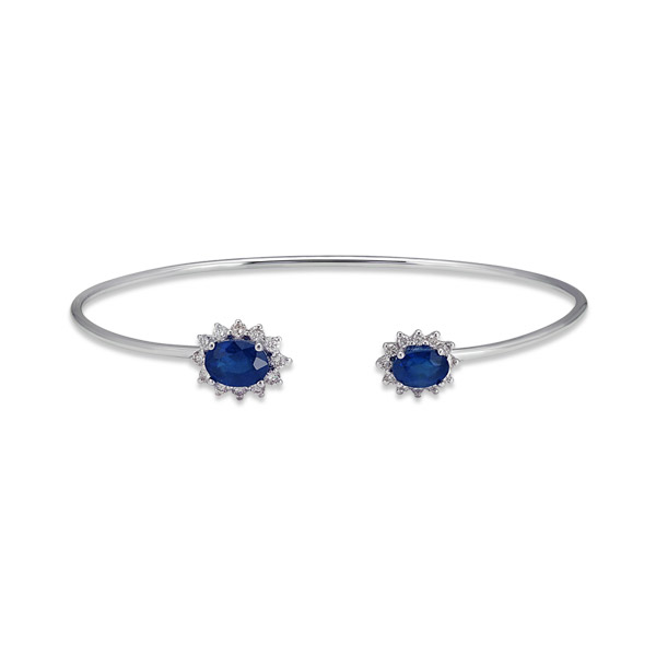 1.78 ct Sapphire Diamond Bracelet