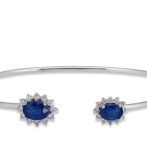 1.78 ct Sapphire Diamond Bracelet