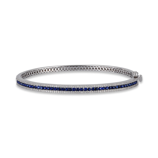 1.96 ct Sapphire Diamond Bracelet