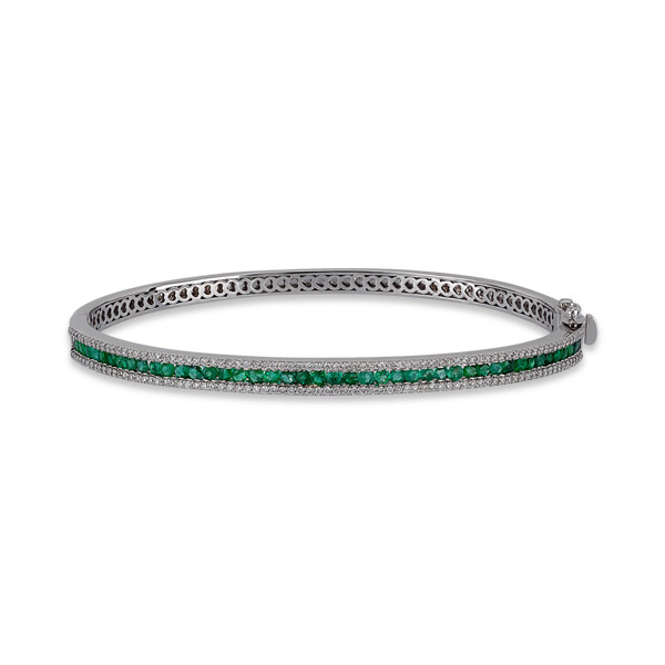 1.66 ct Emerald Diamond Bracelet
