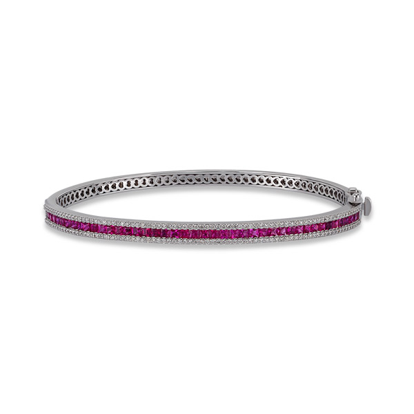 2.70 ct Ruby Diamond Bracelet