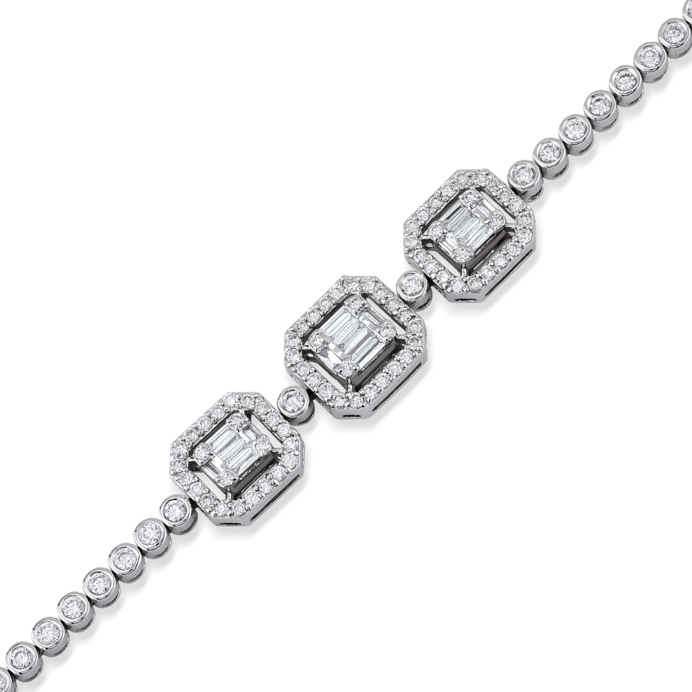 Baguette Diamond Bracelet