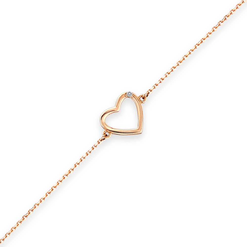 Heart Diamond Bracelet