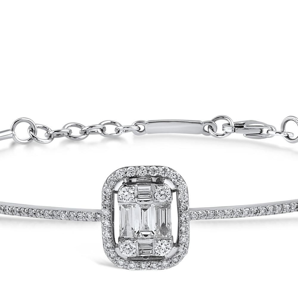0.65 ct Baguette Diamond Bracelet