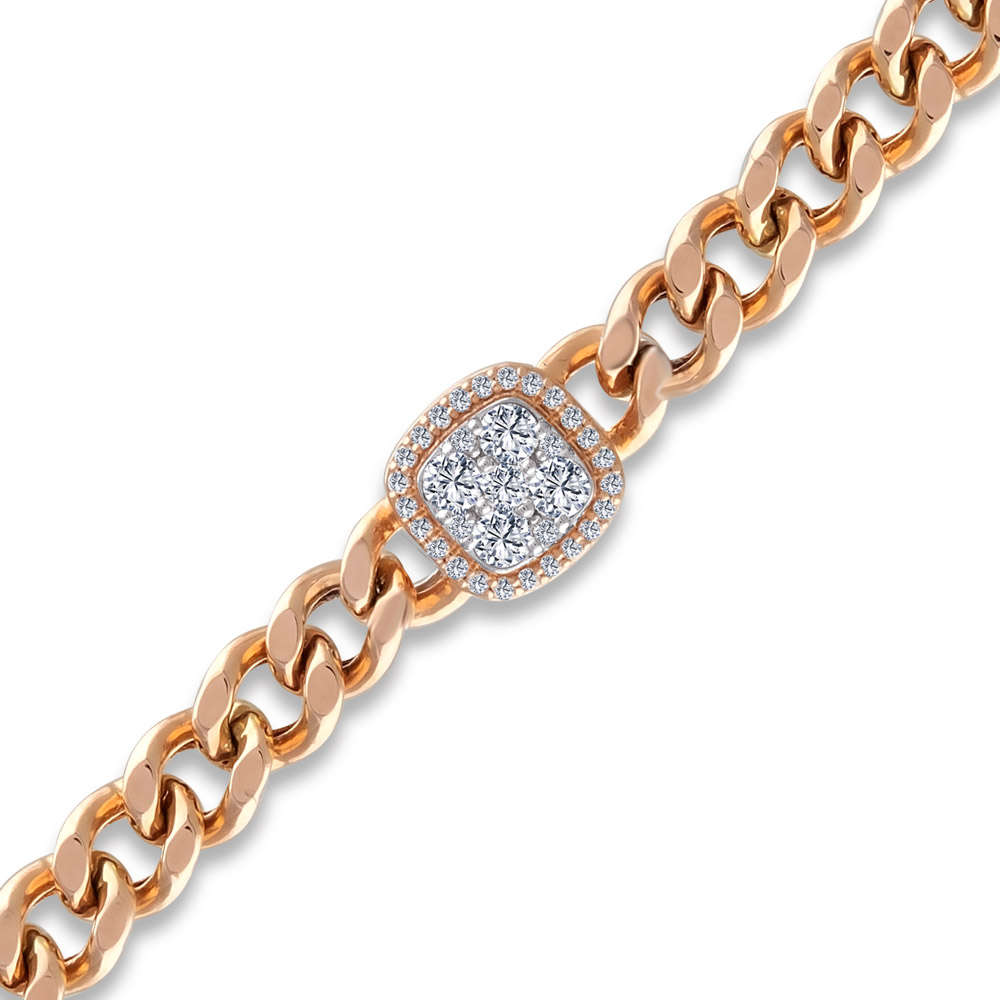 0.69 ct Designer Diamond Bracelet