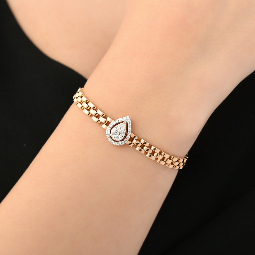 0.60 ct Designer Diamond Bracelet
