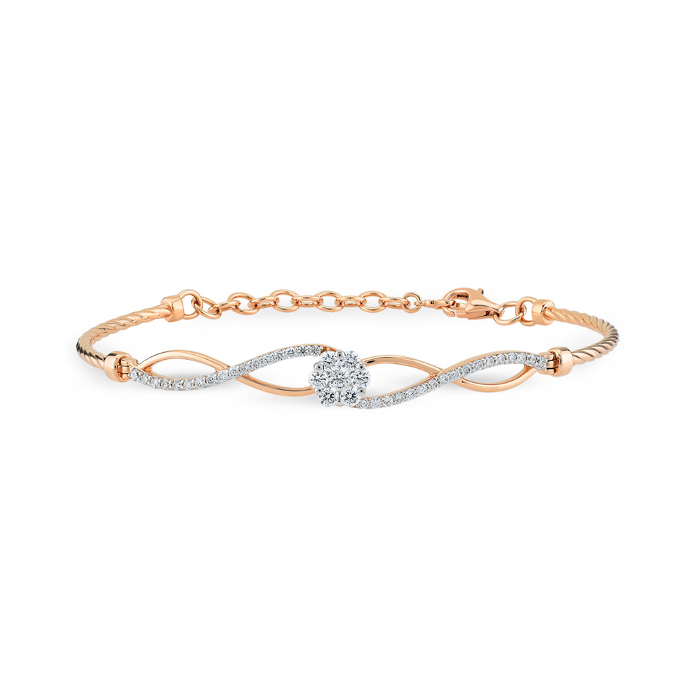 Emily Upbeat Diamond Bracelet | Sleek Modern Design | CaratLane