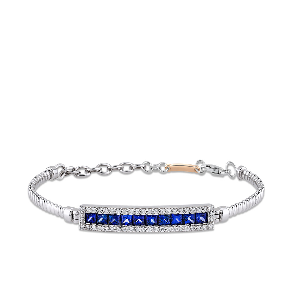 Sapphire Diamond Bracelet
