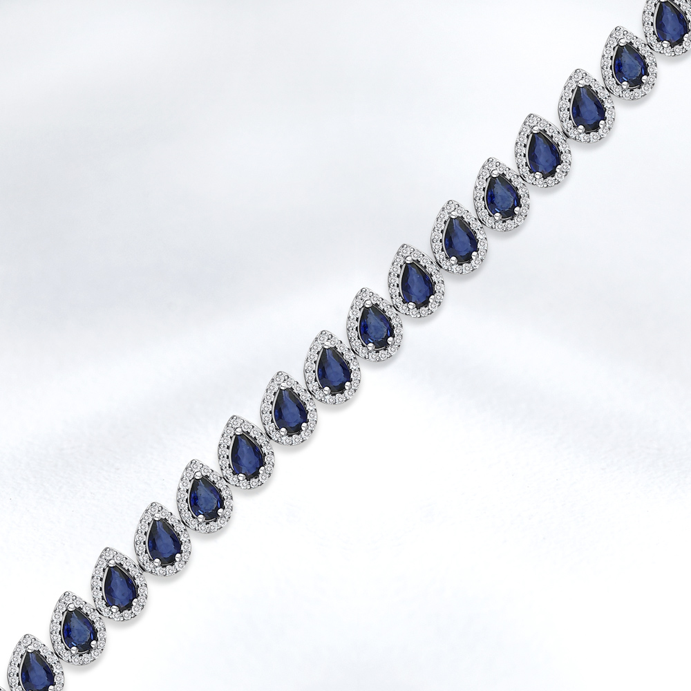Sapphire Diamond Bracelet