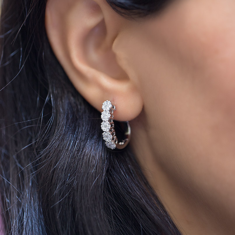 0.93 ct Reina Diamond Earring