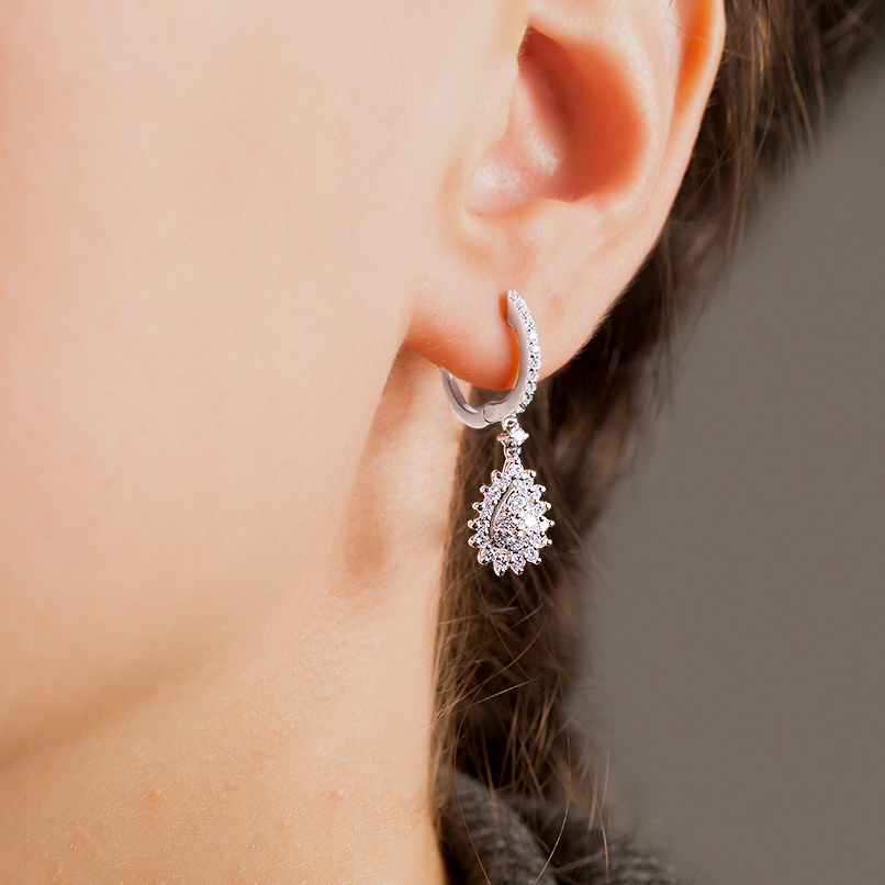 0.92 ct Diamond Earring